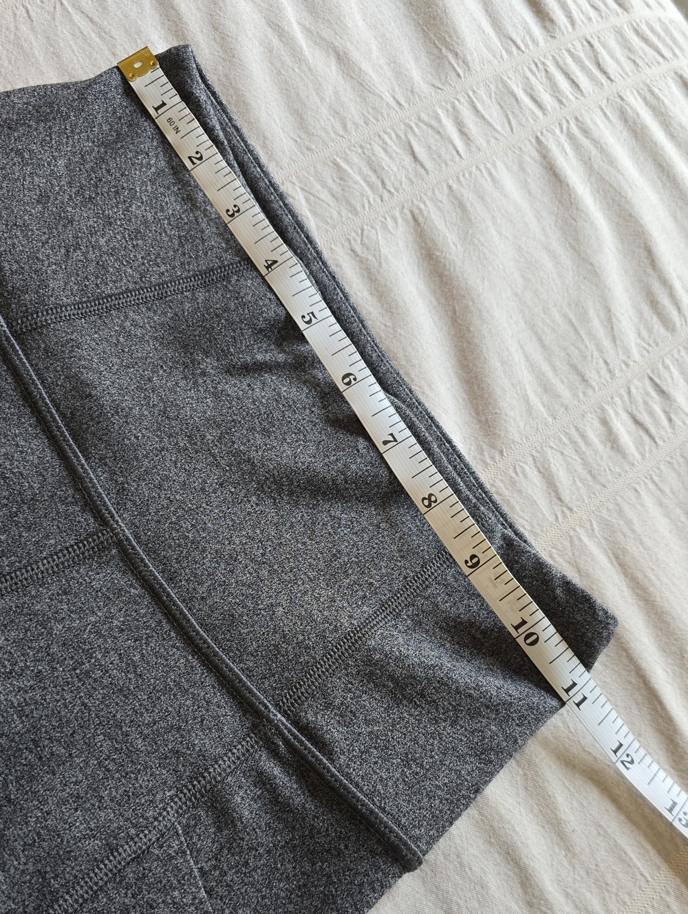 Athleta Stash Pocket Salutation Tight Heathered Gray Women's Size XXS - Picture 4 of 12